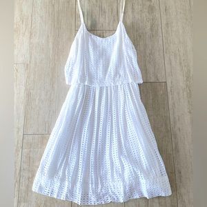 White Eyelet Sun Dress Madewell 0